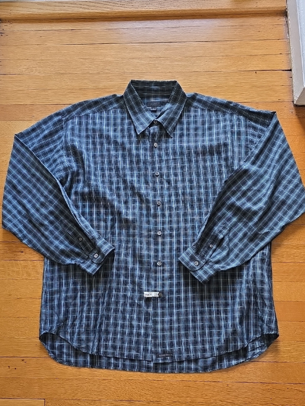 Ted Baker, Button Down Shirt, Navy Blue, EUC, Men's (4) L